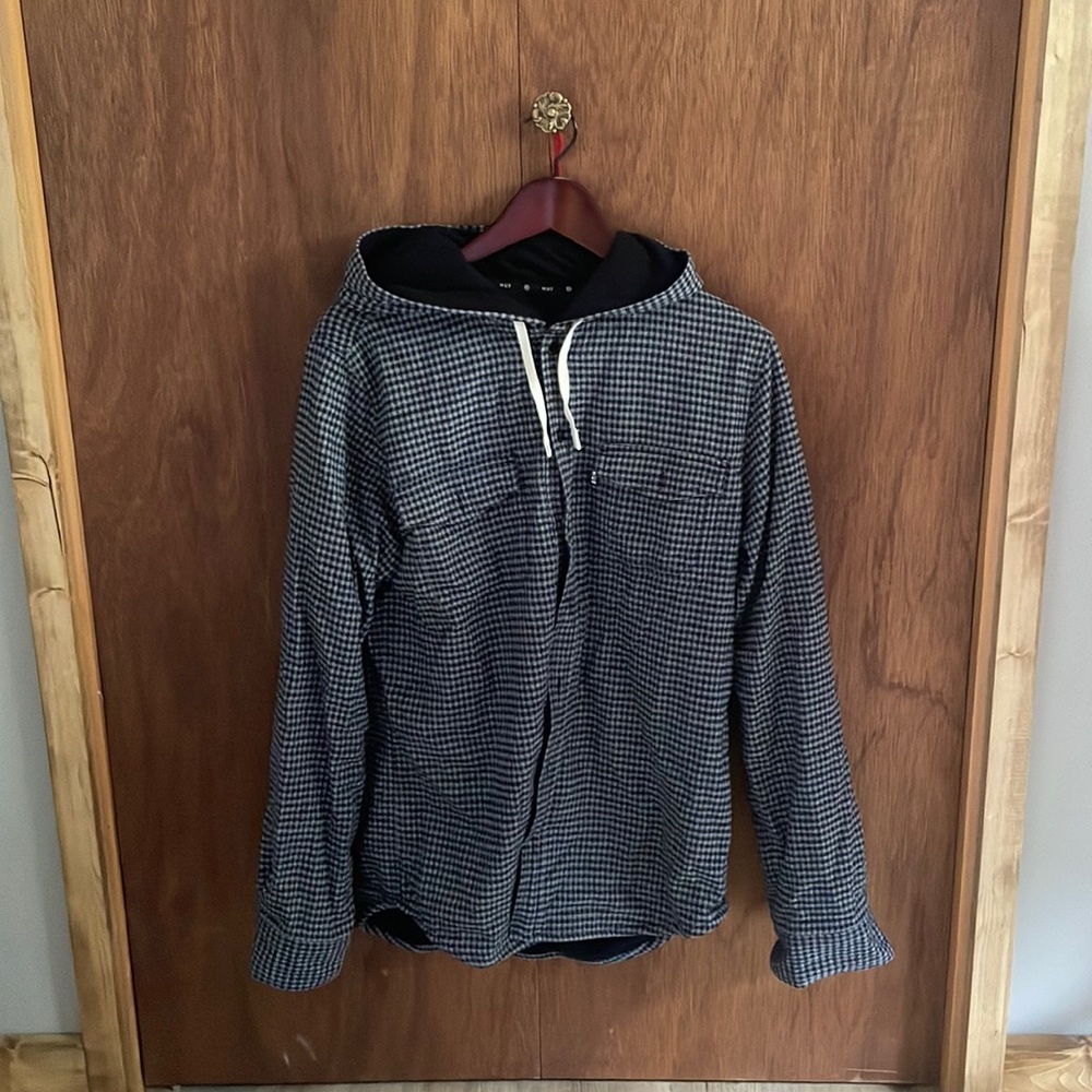 Hooded button up by HUF